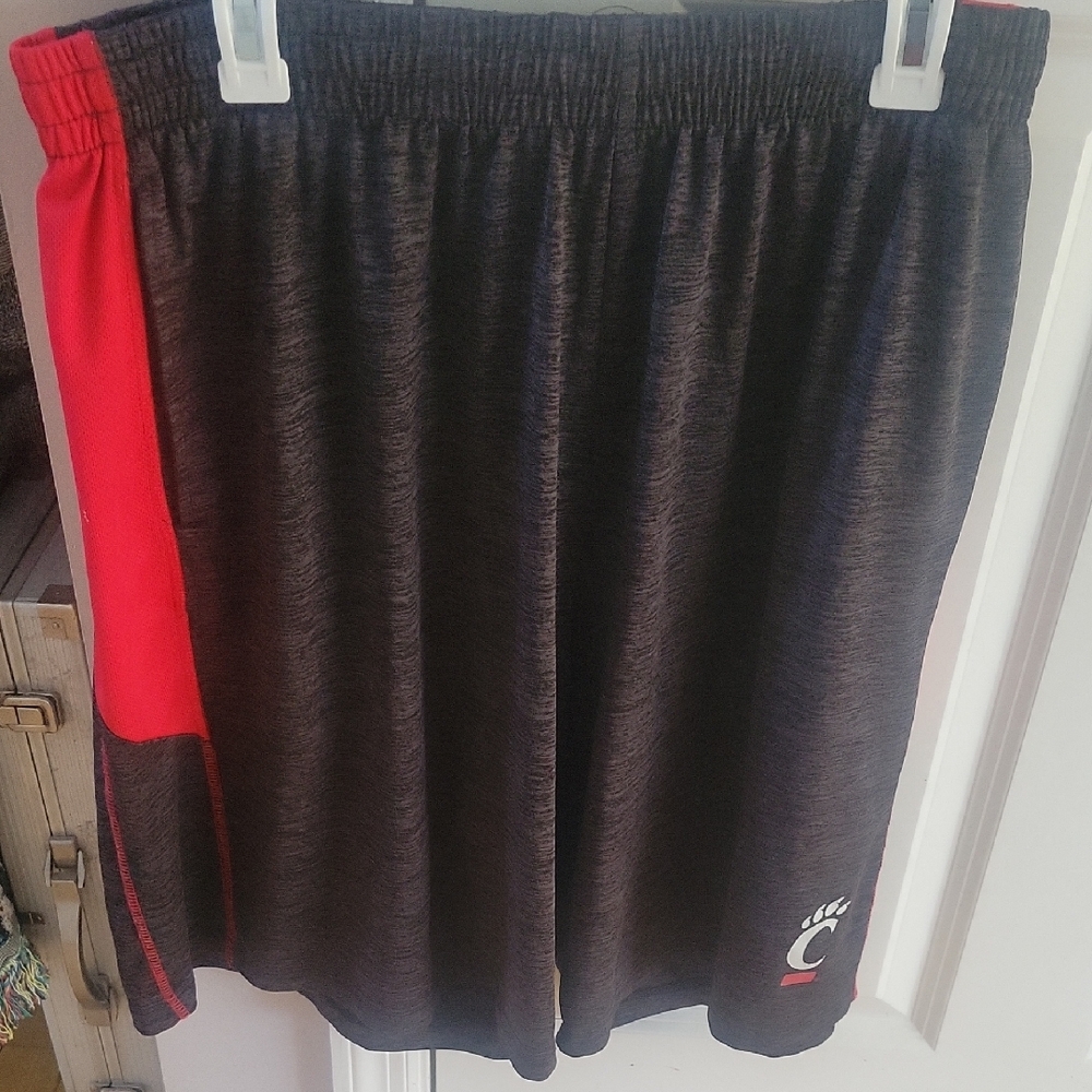 Black and Red Athletic Shorts